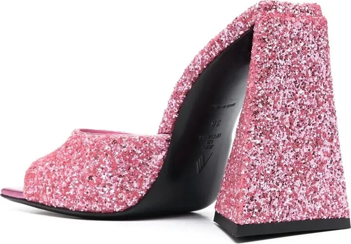Devon 115mm sequin-embellished mules - Image 3