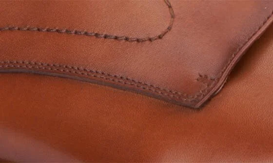 Devon Plain Toe Lug Sole Derby - Image 7