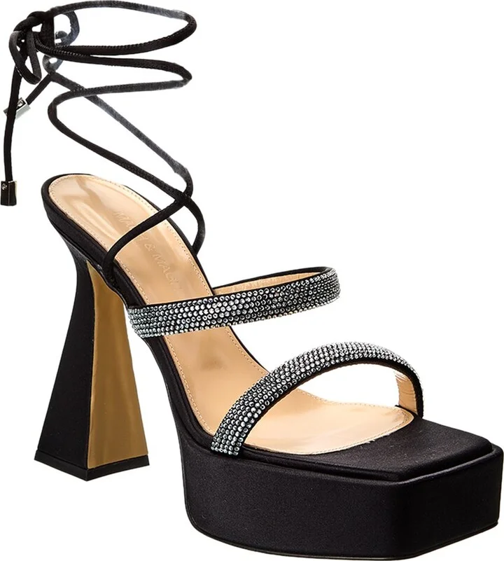 Devon Satin Platform Sandal