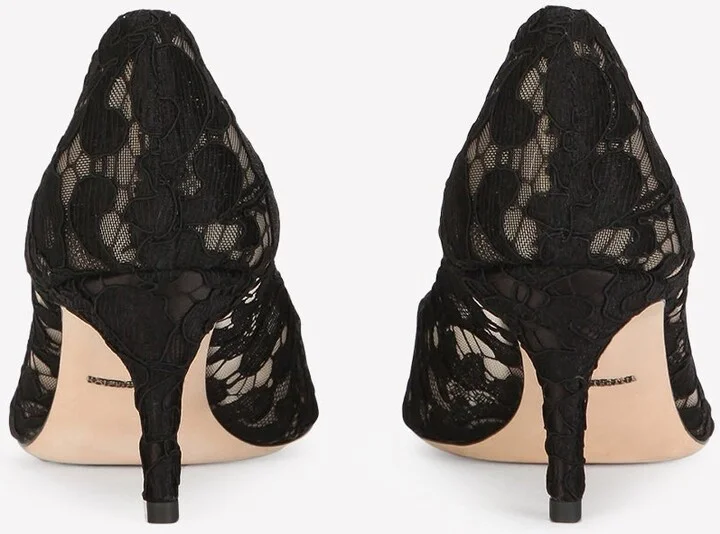 Devotion 60 Lace Pumps with Heart Detail - Image 3