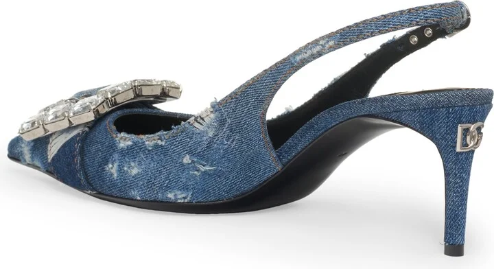 Devotion Crystal Buckle Slingback Pump - Image 2