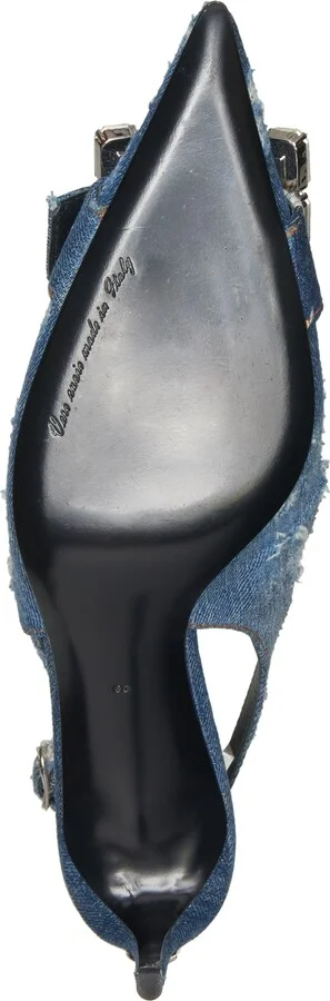 Devotion Crystal Buckle Slingback Pump - Image 6