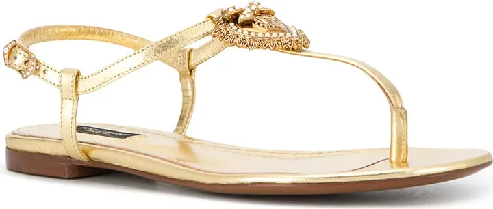 Devotion leather thong sandals - Image 2