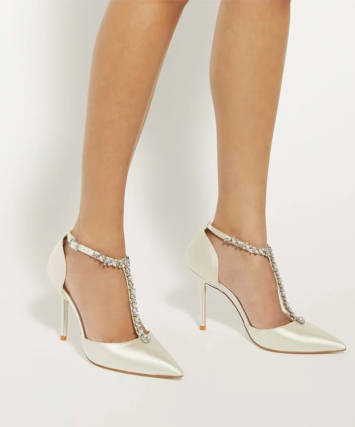 Devotional T-Strap Pointed Toe Pump - Image 2