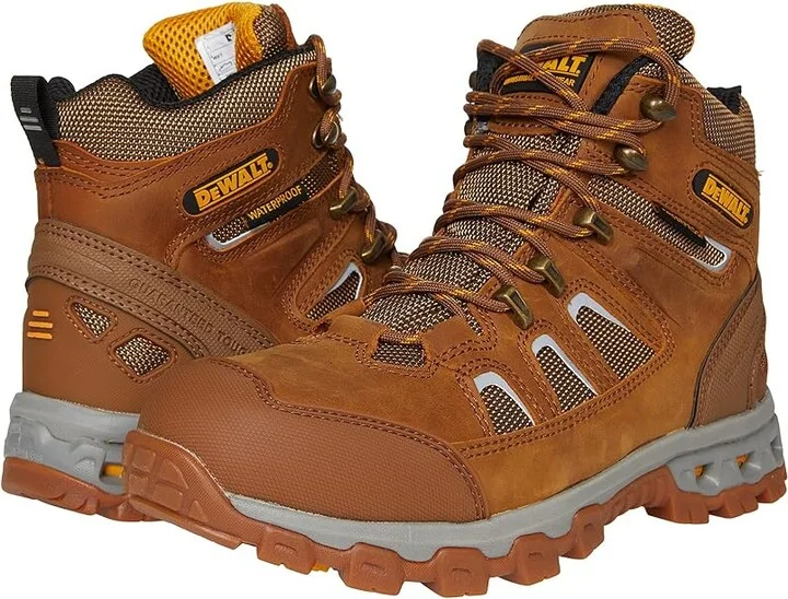 DeWALT Grader Men's Shoes Wheat Poseidon : 7 M, Textile/Leather