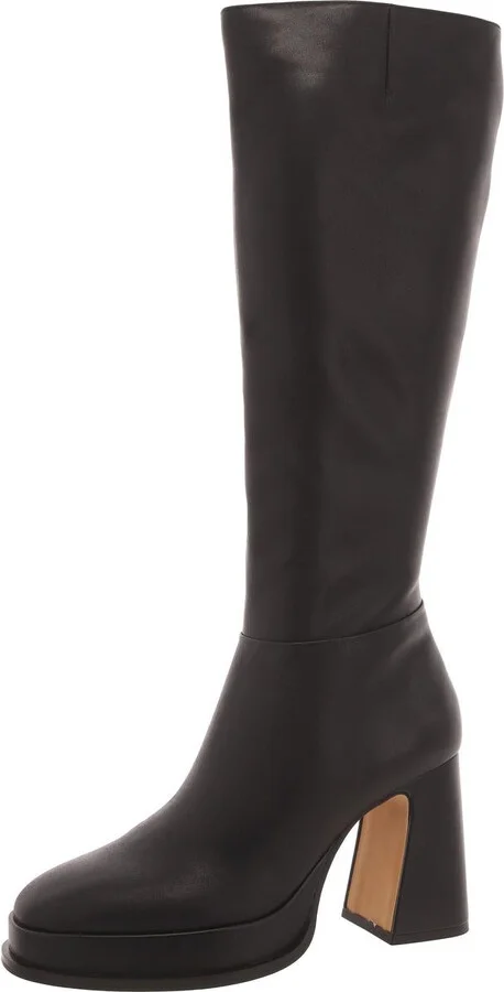 Dextra Womens Block Heel Tall Over-The-Knee Boots