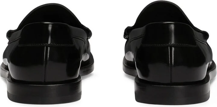 DG-Appliqué Leather Sneakers - Image 3