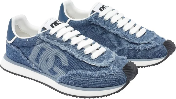 Dg Cushion Sneakers In Denim - Image 2