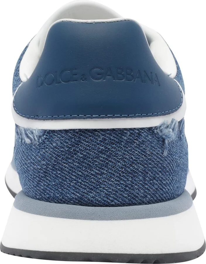 Dg Cushion Sneakers In Denim - Image 4