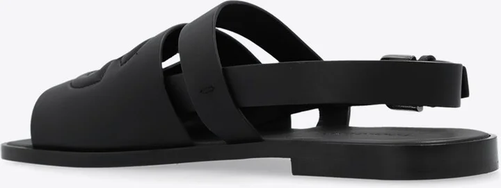 DG Cut-Out Calf Leather Sandals - Image 2