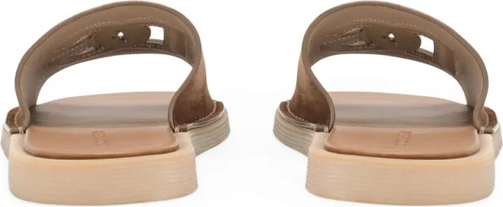 DG cut-out suede slides - Image 3