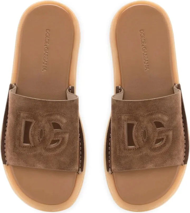 DG cut-out suede slides - Image 4