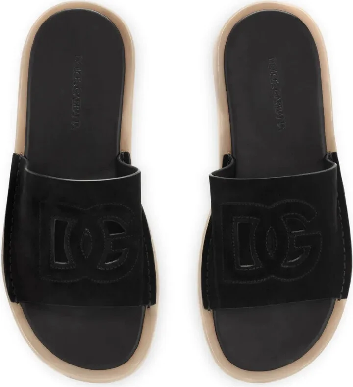 DG cut-out suede slides - Image 4