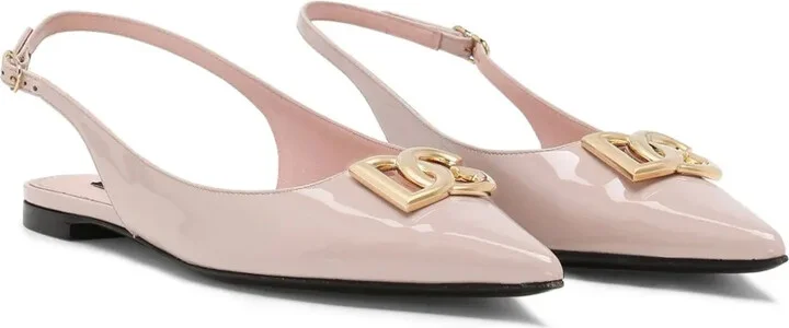 DG leather slingback ballerina shoes - Image 2