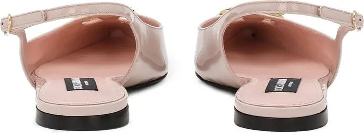 DG leather slingback ballerina shoes - Image 3