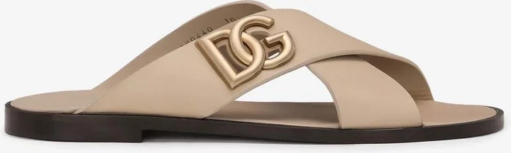 DG Light Calf Leather Sandals