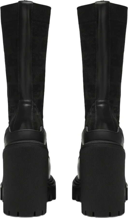 DG-logo 90mm lace-up mesh boots - Image 3