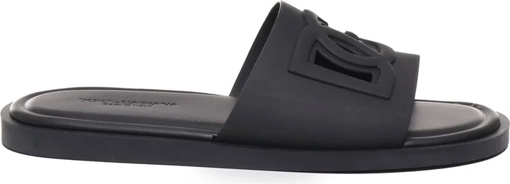 Dg Logo Beachwear Slides
