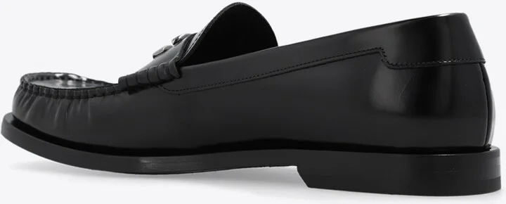 DG Logo Brushed Leather Loafers - Image 2