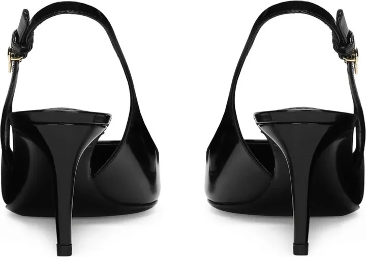 DG logo-buckle slingback pumps - Image 3