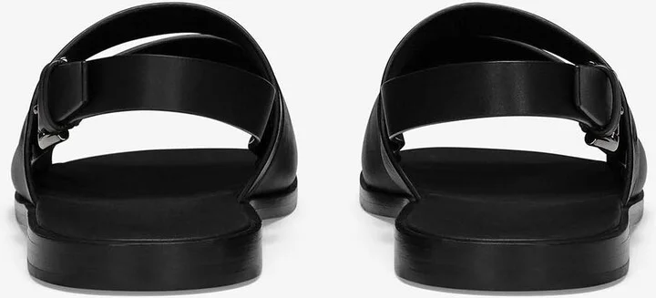 DG Logo Calf Leather Sandals - Image 2