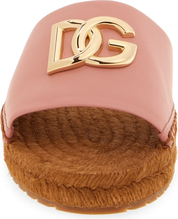 DG Logo Espadrille Flat Sandal - Image 4