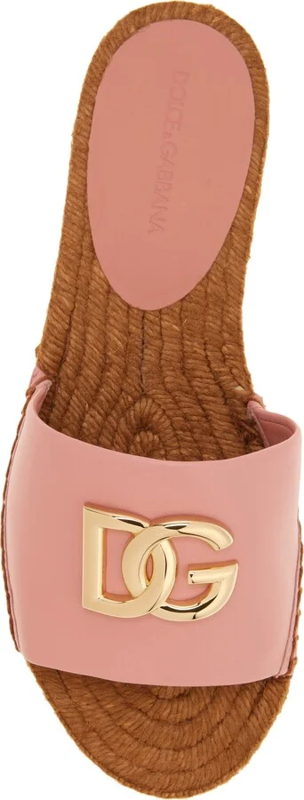 DG Logo Espadrille Flat Sandal - Image 5