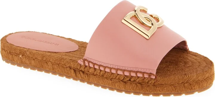 DG Logo Espadrille Flat Sandal