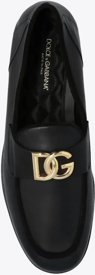 DG Logo Leather Loafers - Image 3