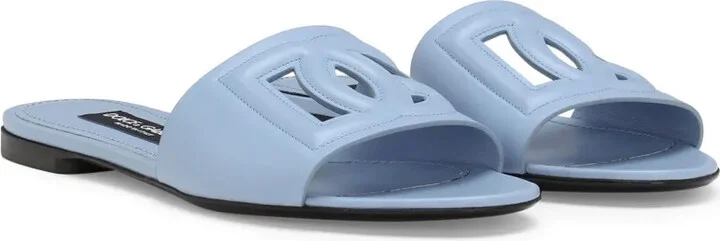 DG Logo leather sandals - Image 2