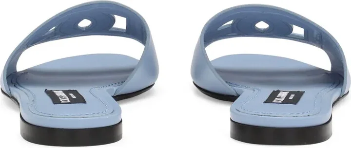 DG Logo leather sandals - Image 3