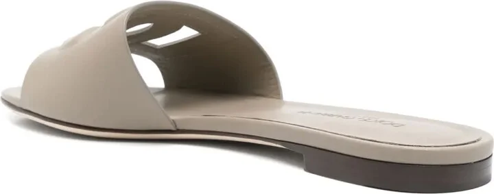 DG-logo leather sandals - Image 3
