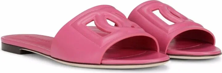 DG Logo leather sandals - Image 2