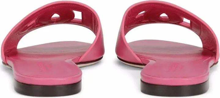 DG Logo leather sandals - Image 3