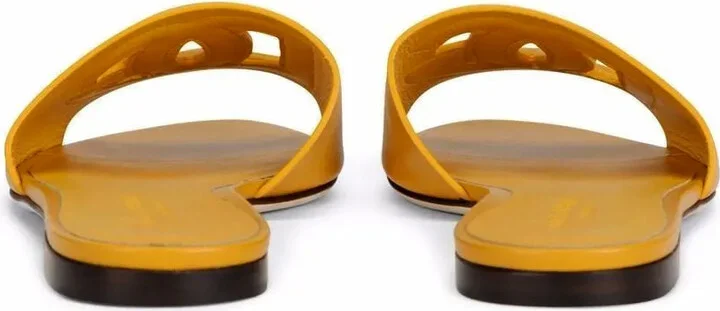 DG Logo leather sandals - Image 3