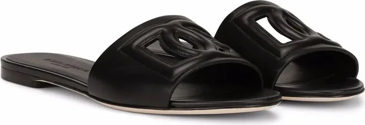 DG Logo leather sandals - Image 2