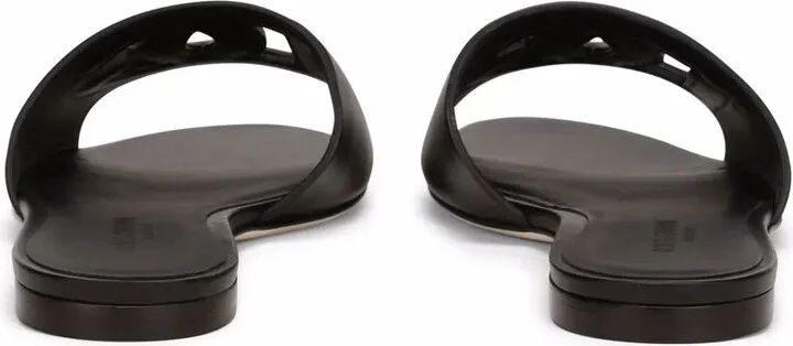 DG Logo leather sandals - Image 3