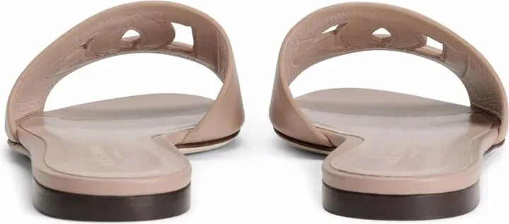 DG Logo leather sandals - Image 3
