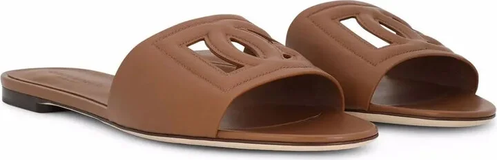 DG Logo leather sandals - Image 2