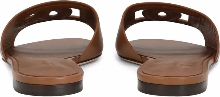 DG Logo leather sandals - Image 3