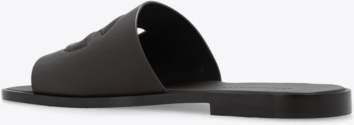 DG Logo Leather Slides - Image 2