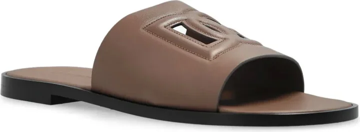 DG logo leather slides - Image 2