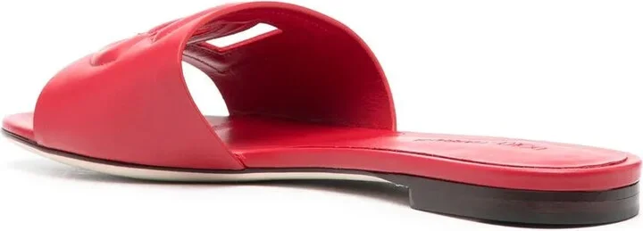 DG Logo leather slides - Image 3