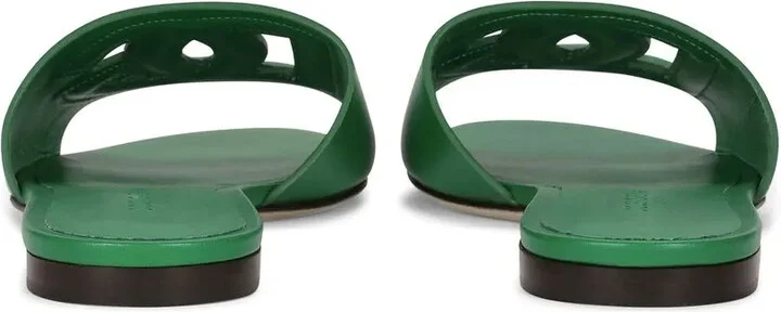 DG Logo leather slides - Image 3