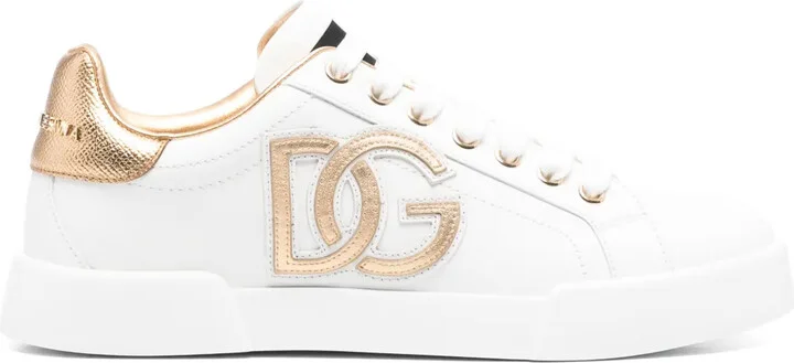 DG logo-patch sneakers