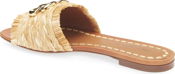DG Logo Raffia Slide Sandal - Image 2