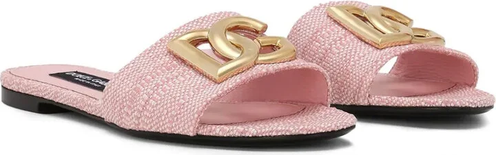 DG-logo raffia slides - Image 2