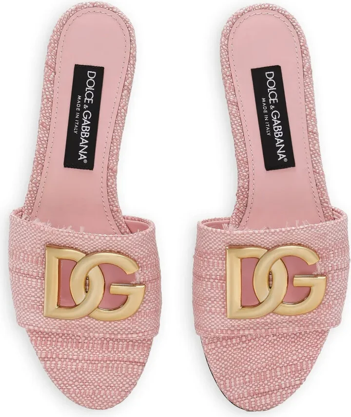 DG-logo raffia slides - Image 4