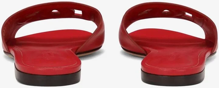 DG Logo Slides in Calf Leather - Image 2