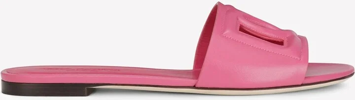 DG Logo Slides in Calf Leather